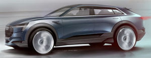 Audi e tron quattro concept Boceto exterior 300 Audi-e-tron-quattro-concept-Exterior-Sketch-300
