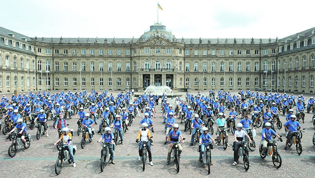 Germany’s largest electric testing fleet called the “electronauts” hit the road in 2010. Image: EnBW