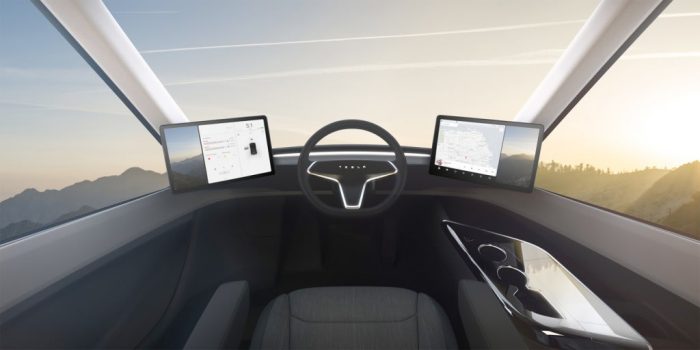 Tesla Semi Cockpit