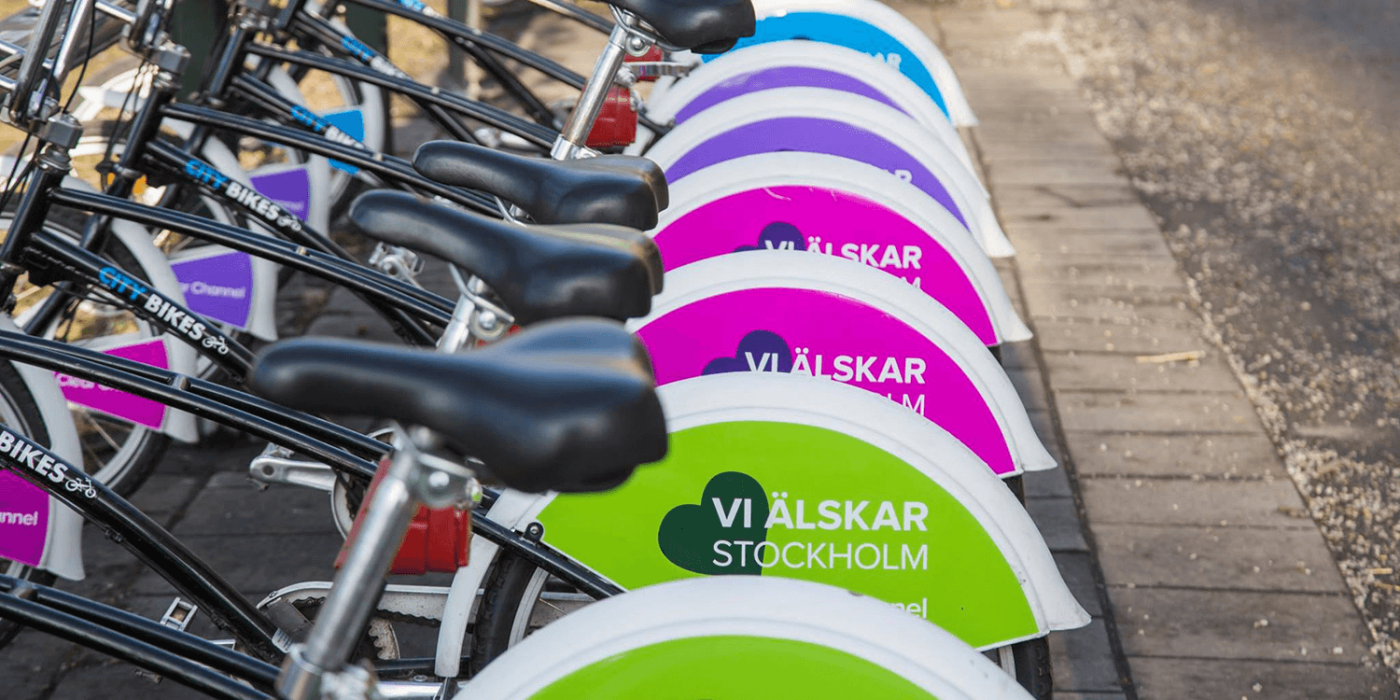 Citybikes bikesharing stockholm pedelec