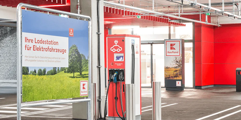 estación de carga de kaufland