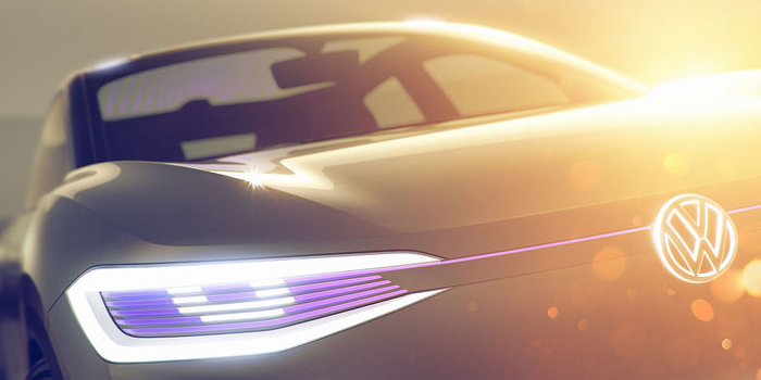 Volkswagen id studie crossover shanghai teaser