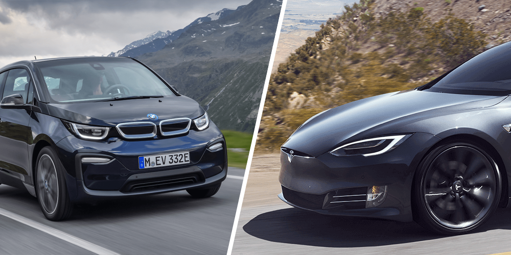 Bmw i3 tesla model s