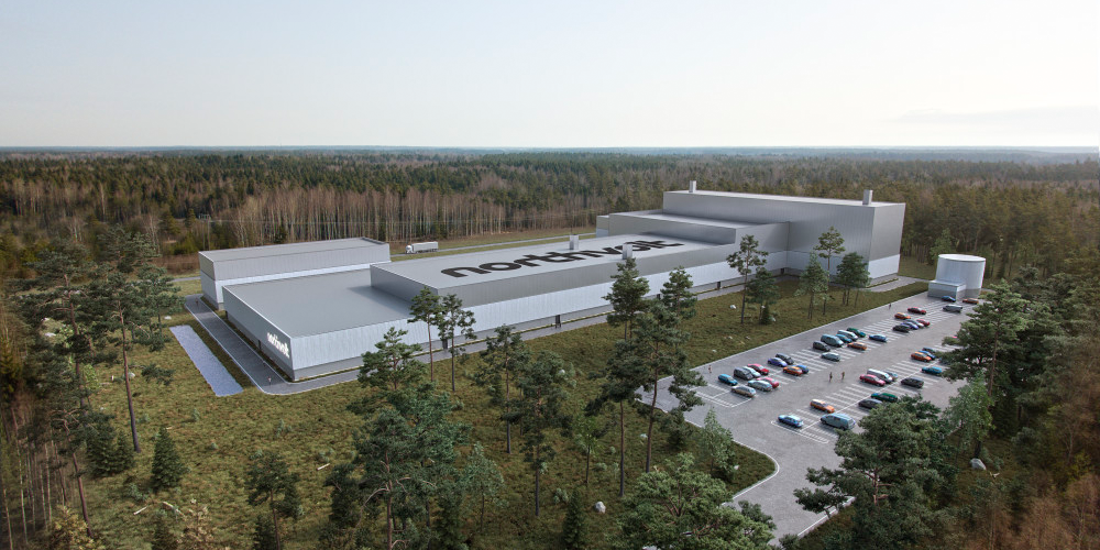 Northvolt werk plant symbolbild