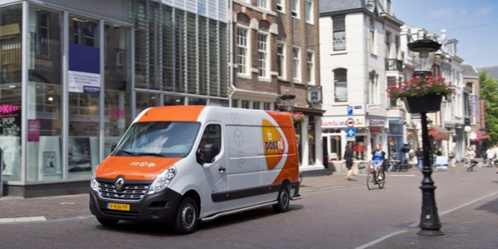 Renault master ze e transporter postnl niederlande países bajos