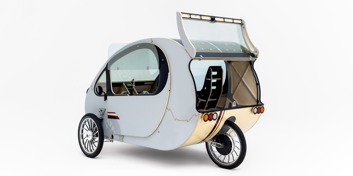 Solar electric tricycle m ready for production in Spain