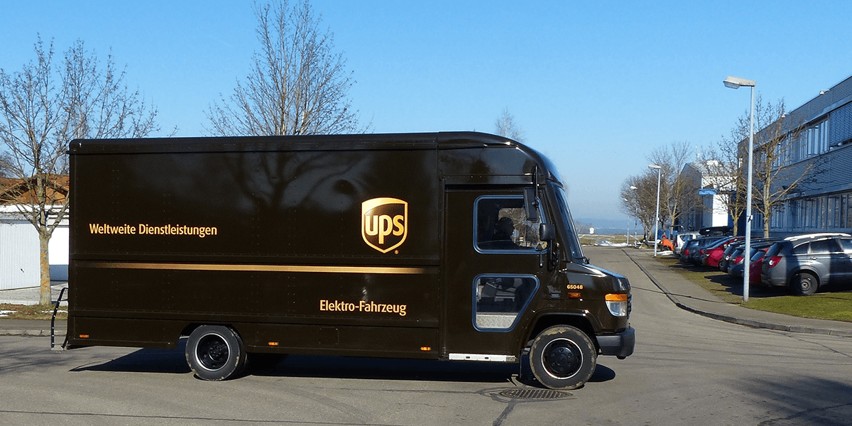 Ups electric vans discount