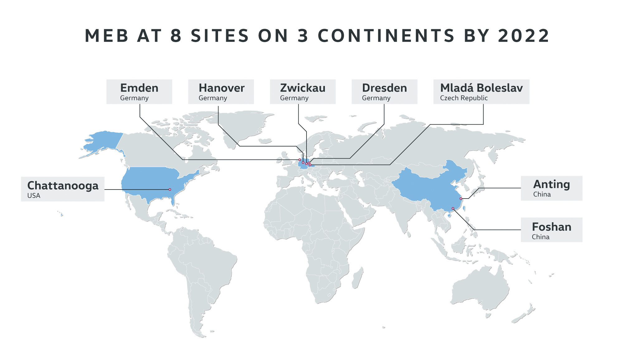 volkswagen meb 8 sitios Decisión de localización en Norteamérica: Volkswagen construirá un nuevo gen