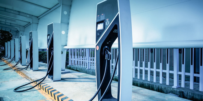 Charging station semikron symbolbild