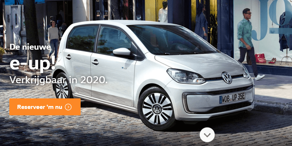 Volkswagen e up website