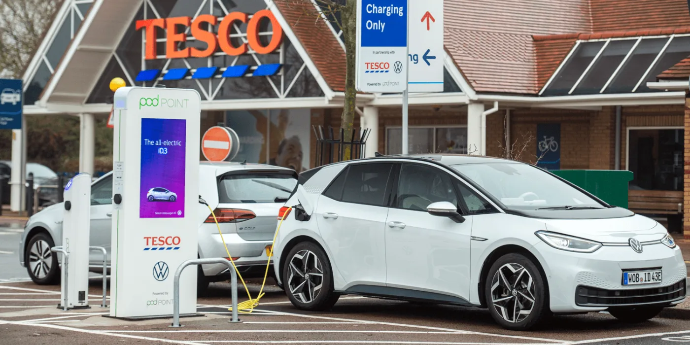 Tesco free charging points discount