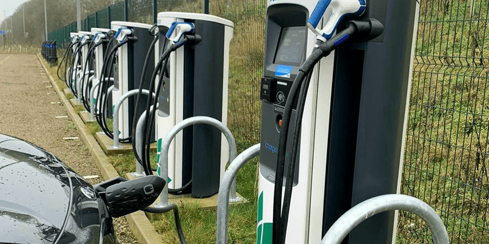 Bp chargemaster ladestation estación de carga lancashire uk min