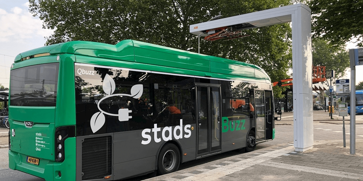 Qbuzz niederlande netherlands abb ladestation charging station min