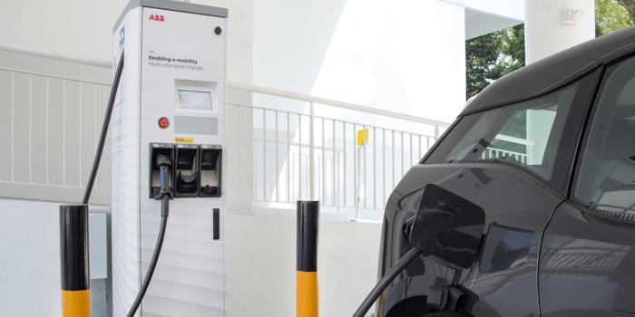 Estación de carga Abb ladestation min