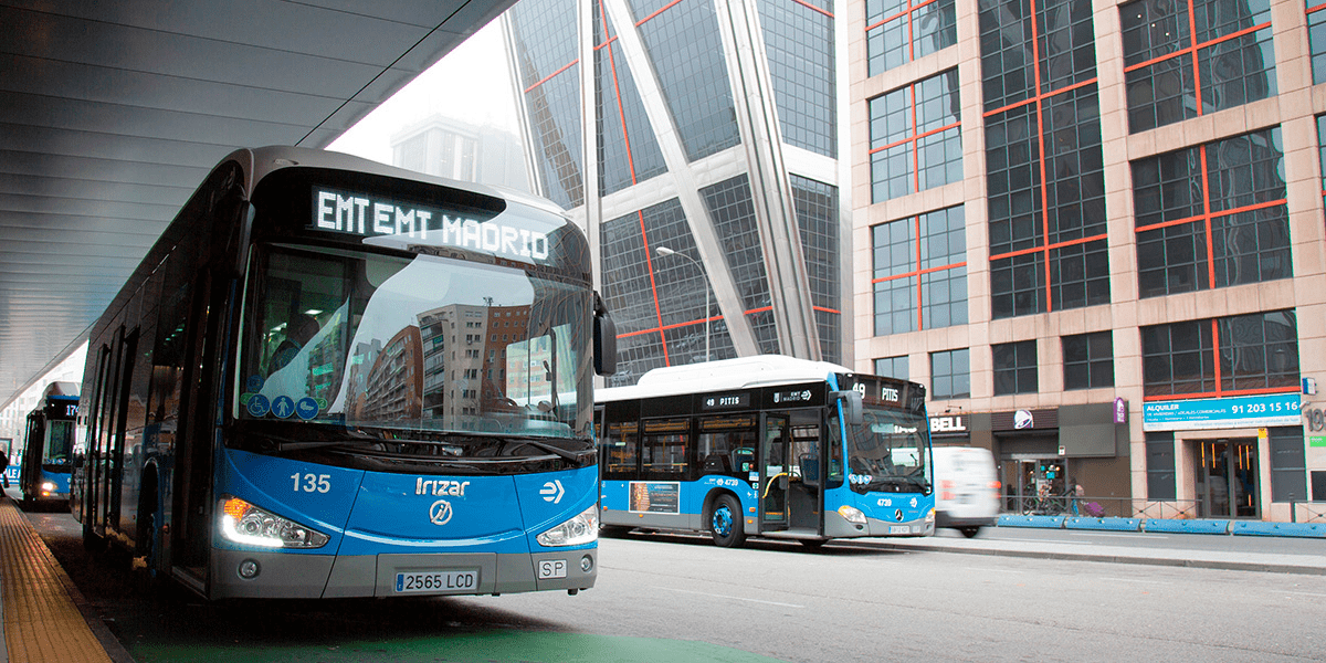 Irizar elektrobus autobús eléctrico españa españa madrid emt min