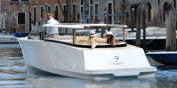 Q yates q limusina acuática e schiff barco eléctrico min