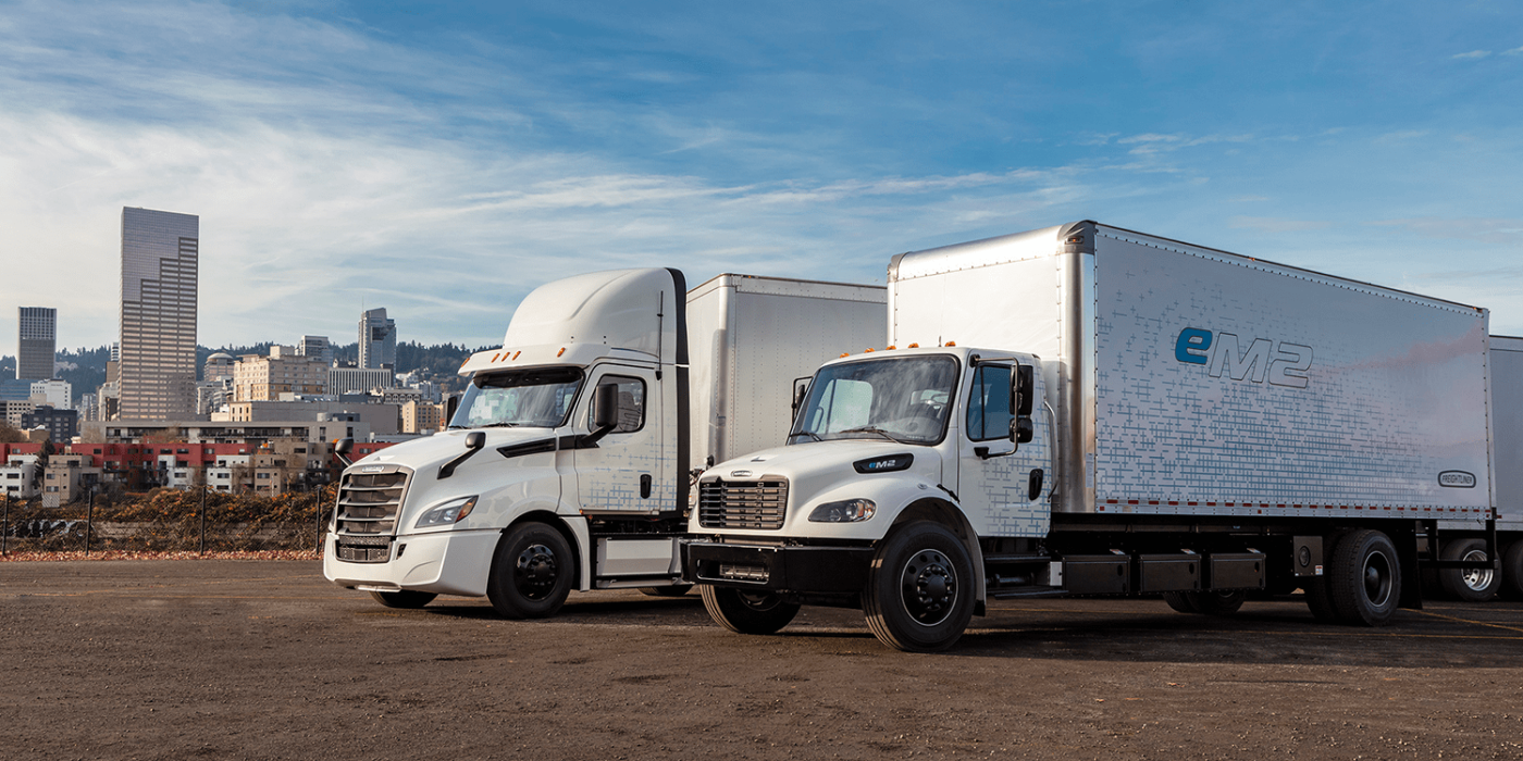 Daimler freightliner ecascadia em2 e lkw electric truck usa min