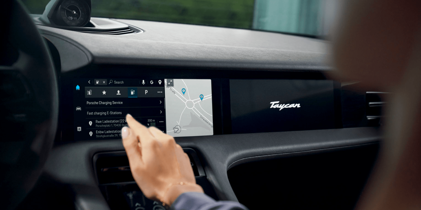 Porsche taycan ladestation chargin station min