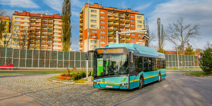 Solaris urbino electric elektrobus electric bus polen poland pkm jaworzno min