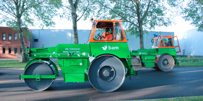 Bam infra nederland e strassenwalze electric road roller min