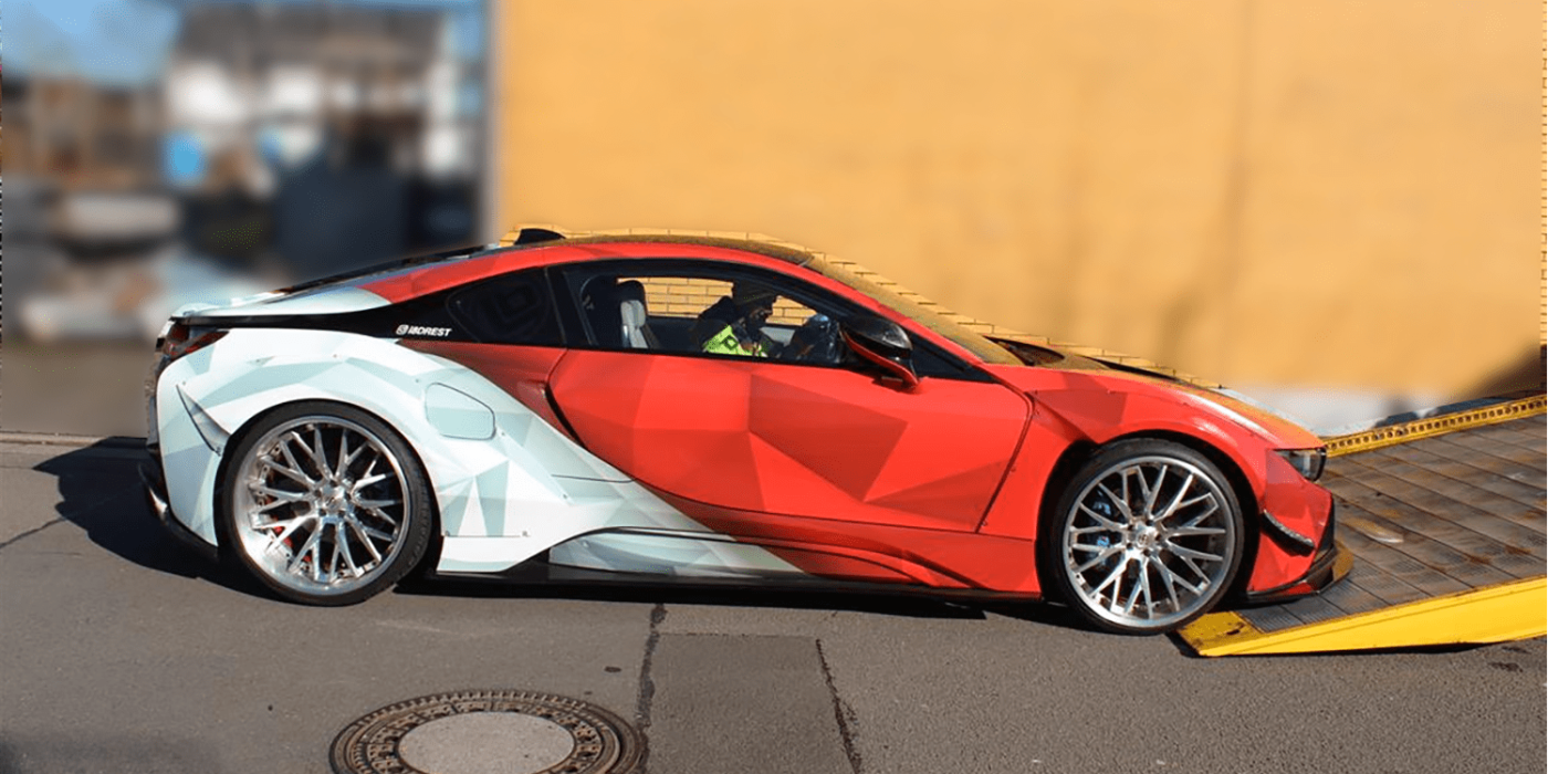 Bmw i8 polizei beschlagnahmt min