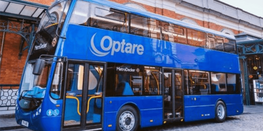 Optare h2 brennstoffzellenbus pila de combustible bus min