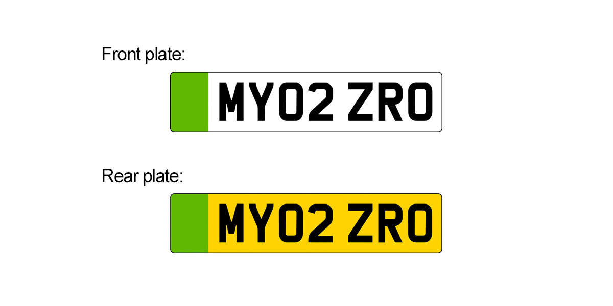 British clearance license plates