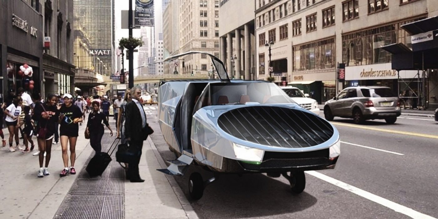 Render de aeronáutica urbana