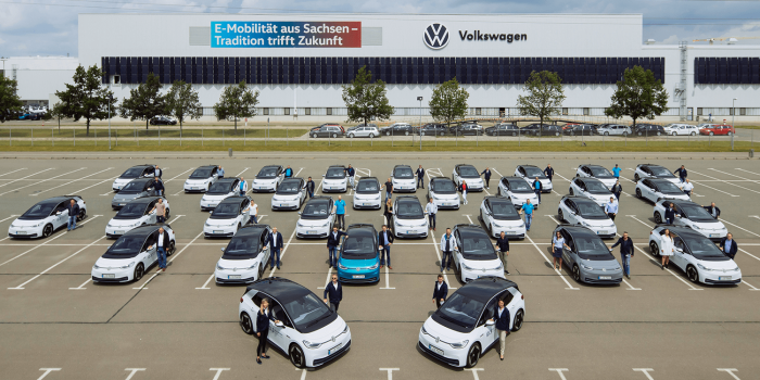Volkswagen id mitarbeiter flotte min