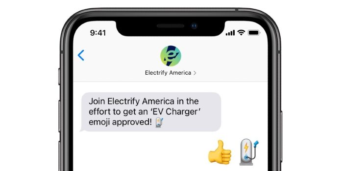 Electrify america lade emoji