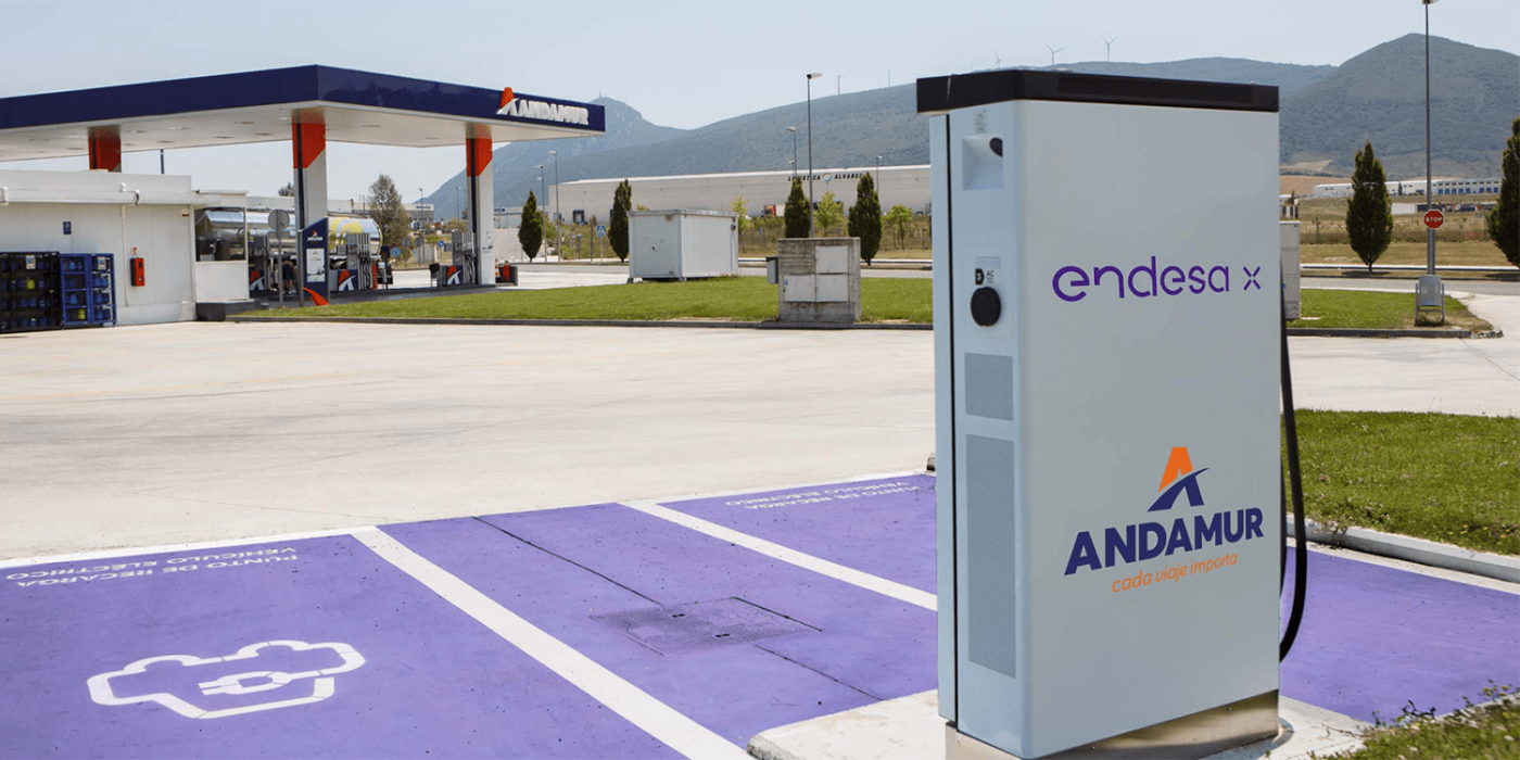 Endesa x andamur ladestation estación de carga españa min