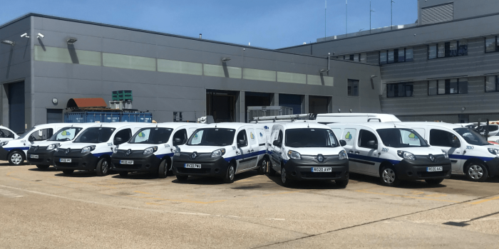 Renault kangoo ze southampton e transporter electric transporter grossbritannien uk min