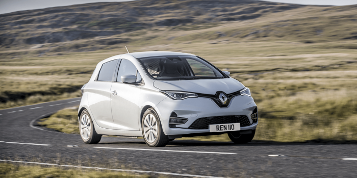 Renault zoe van grossbritannien uk min