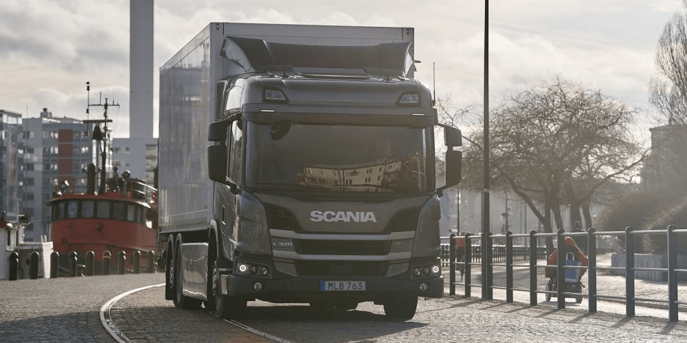 Scania e lkw camión eléctrico coop daenemark dinamarca min