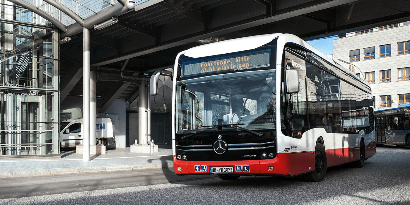Mercedes benz ecitaro elektrobus autobús eléctrico hochbahn hamburgo min