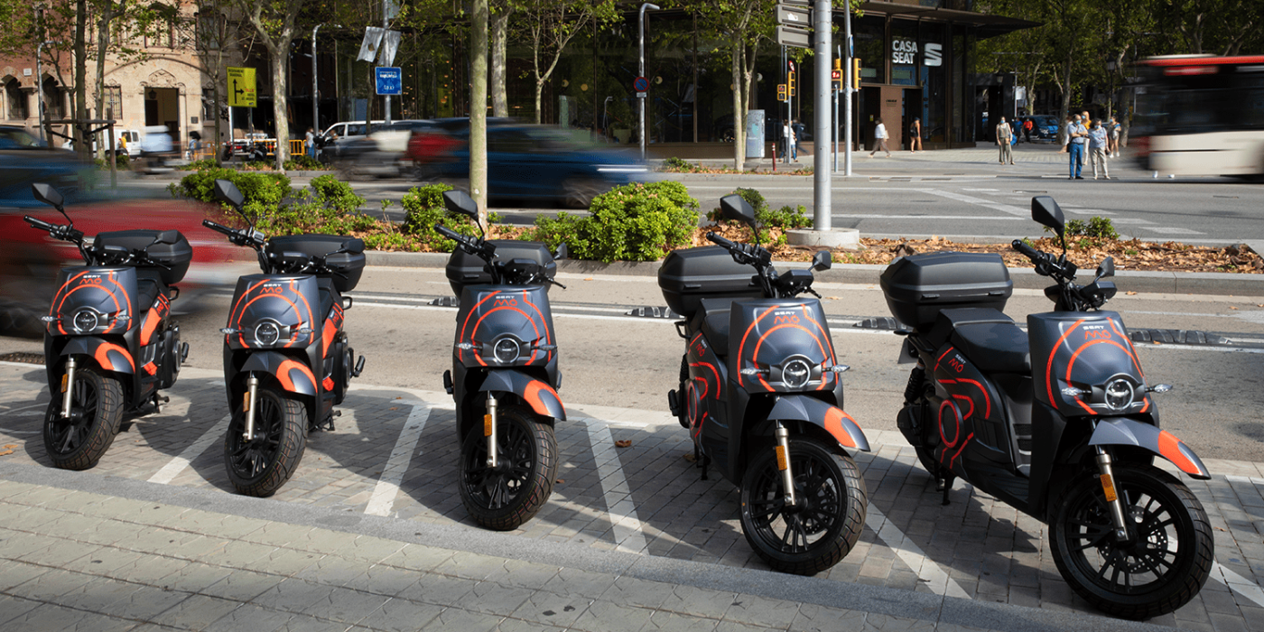 Seat mo e roller electric scooter barcelona spanien spain min