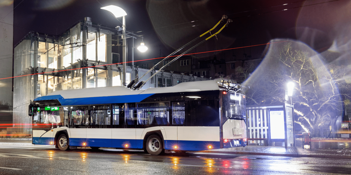 Solaris trollino elektrobus autobús eléctrico ploiesti rumaenien rumania min e