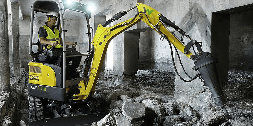 Wacker neuson ez17e elektro bagger excavadora eléctrica min