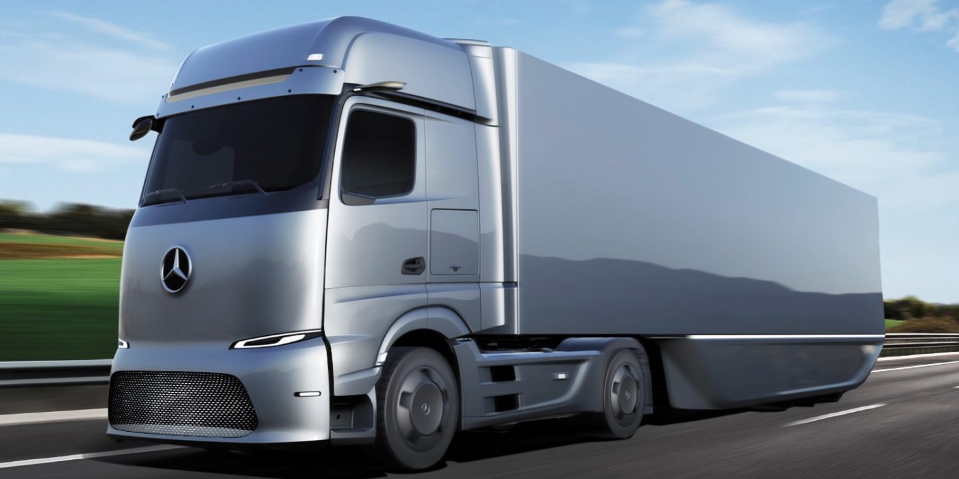 Daimler camión mercedes eactros largo recorrido