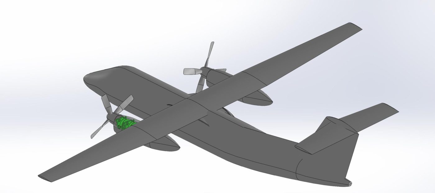 Magnix universal hydrogen wasserstoff flugzeug
