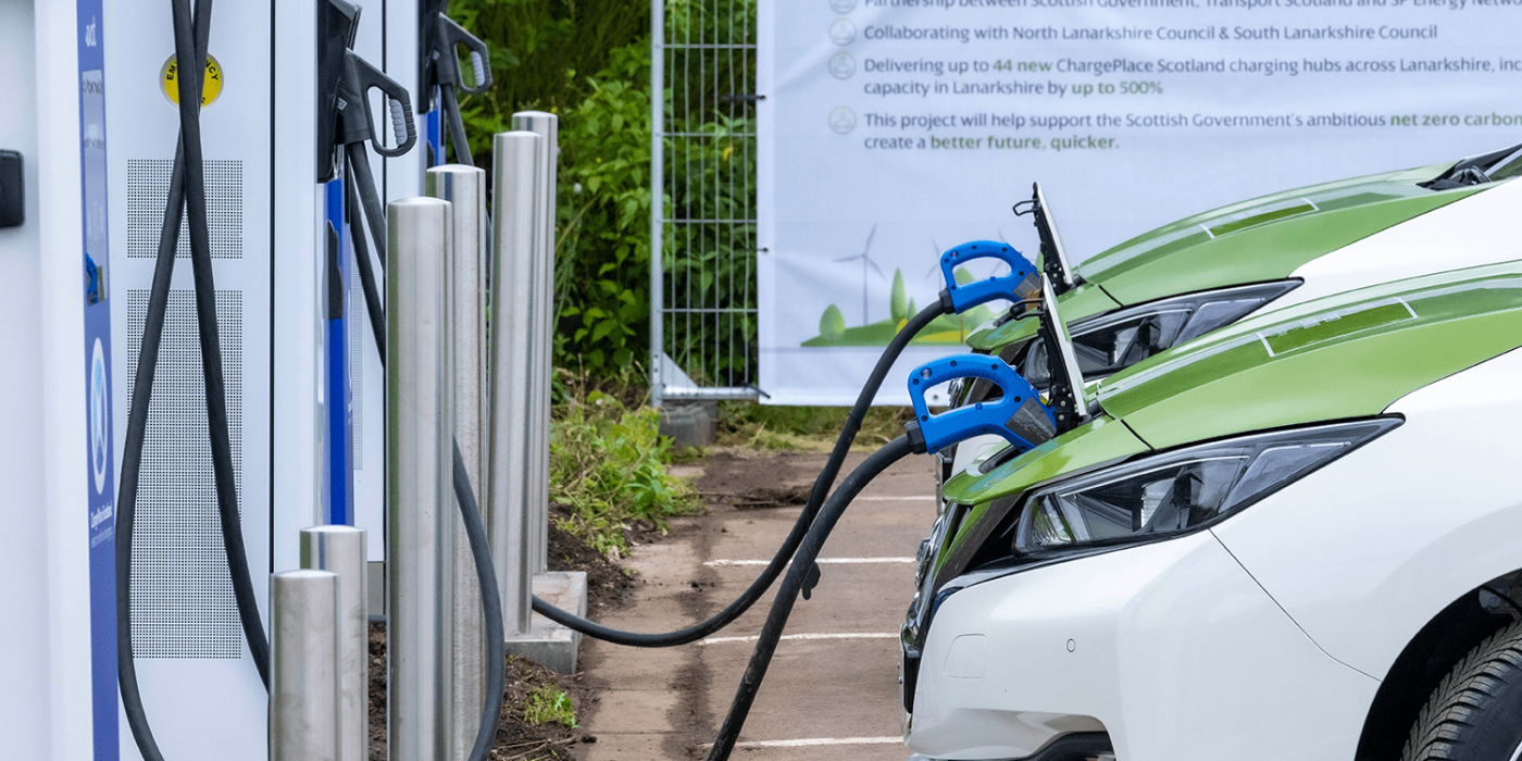 Sp energy network swarco evolt ladestation charging station schottland scotland min e