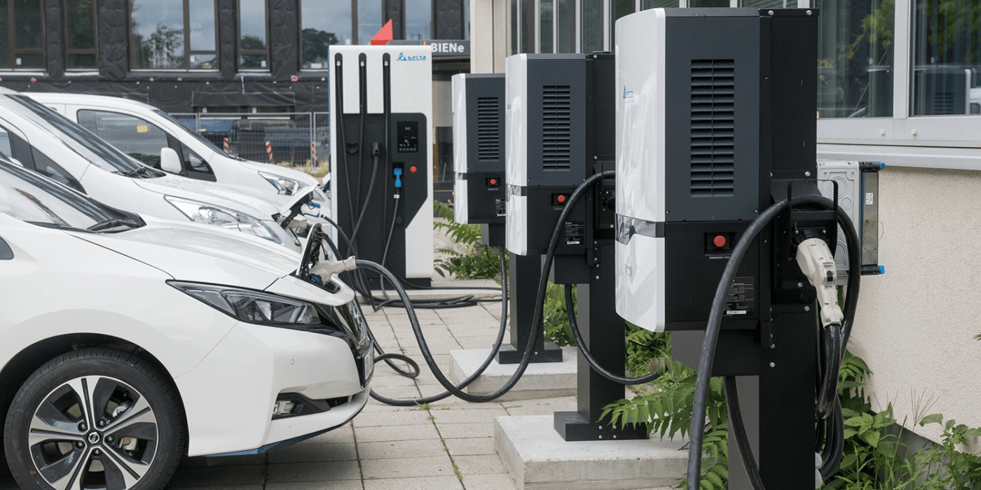 Delta electronics v2g ladestation charging station min