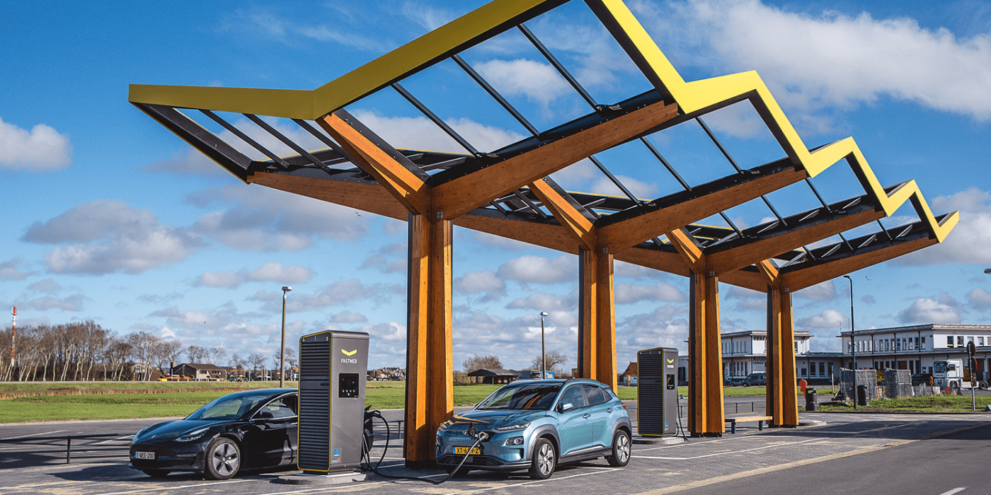 Fastned ladestation charging station belgien belgium min