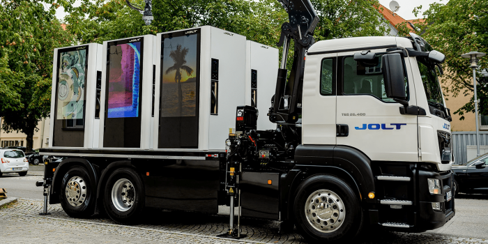 Estación de carga Jolt energy ladestation merlinone min