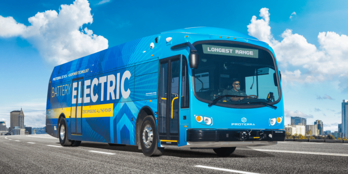 Proterra elektrobus autobús eléctrico ee.uu. min