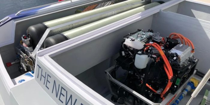 Toyota brennstoffzelle REXH2 yacht
