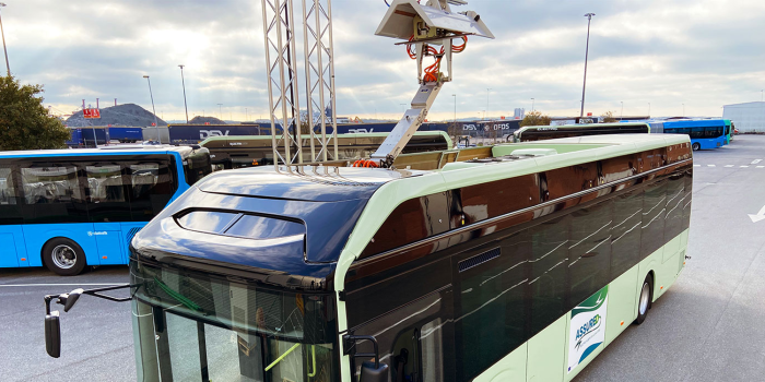 Volvo stromabnehmer eléctrico