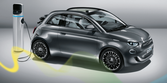 Estación de carga Fiat 500e ladestation min
