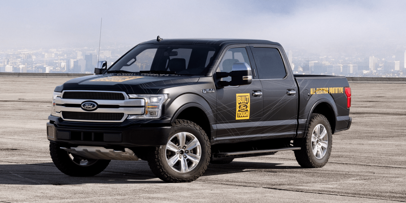 Ford f e pickup eléctrica min