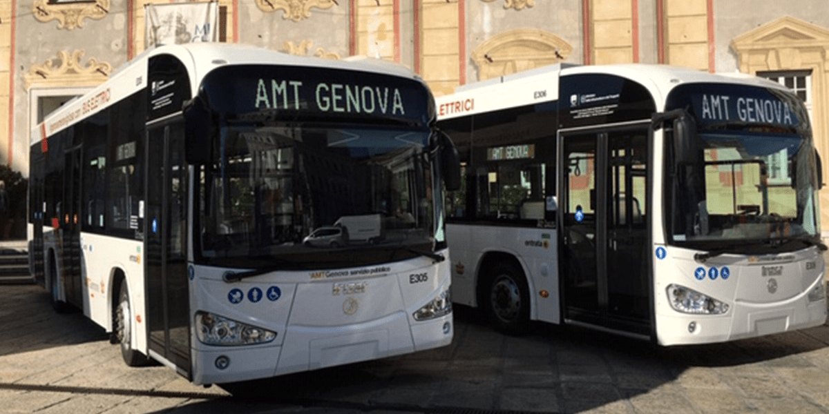 Irizar elektrobus autobús eléctrico genua génova italia min